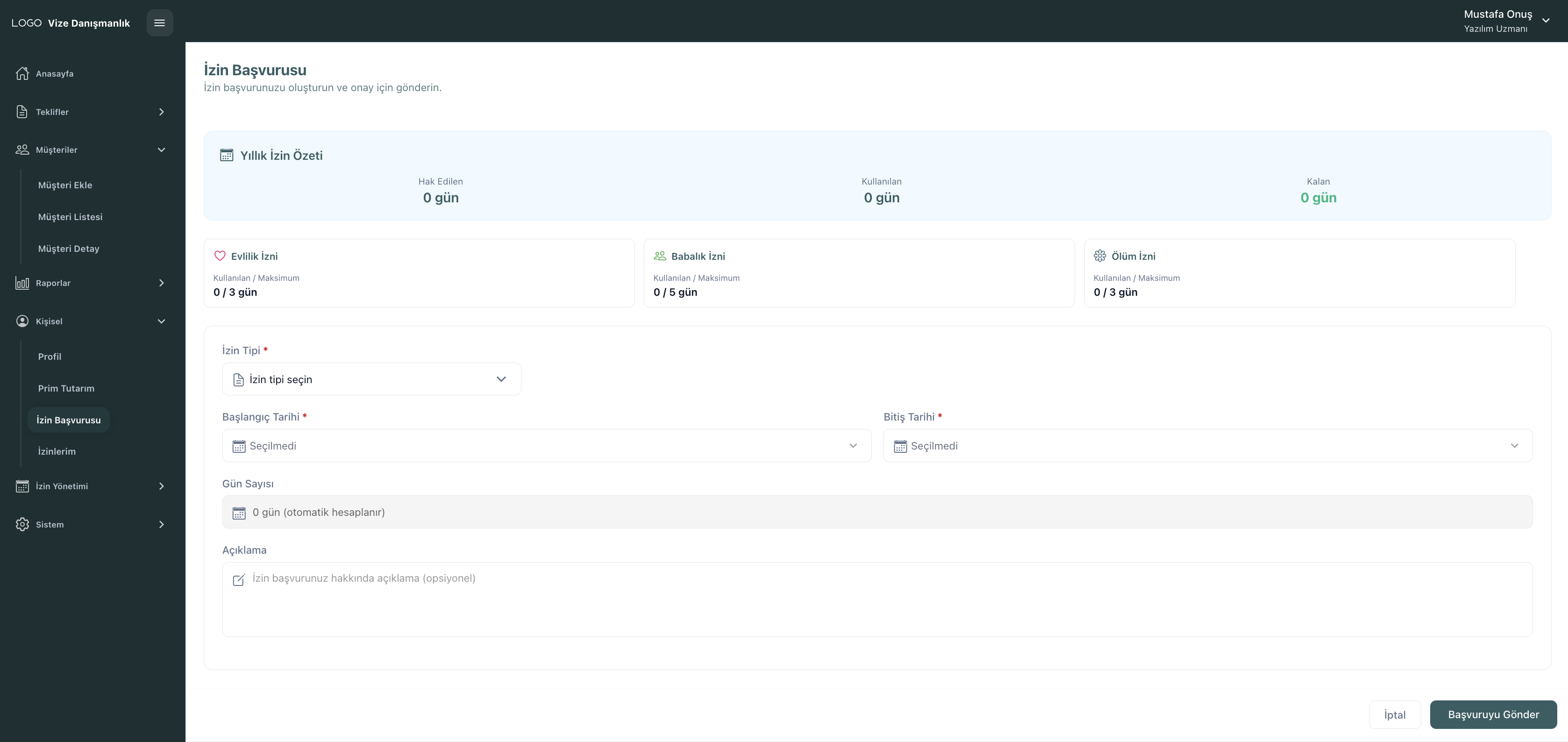 Danışman Prim Raporu